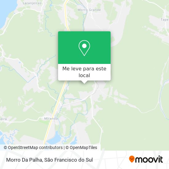 Morro Da Palha mapa