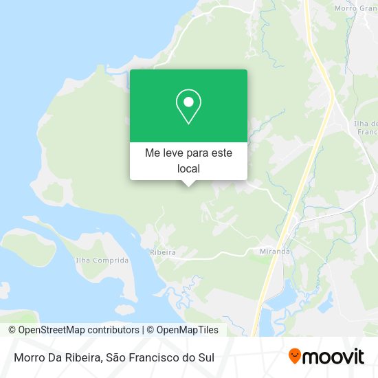 Morro Da Ribeira mapa