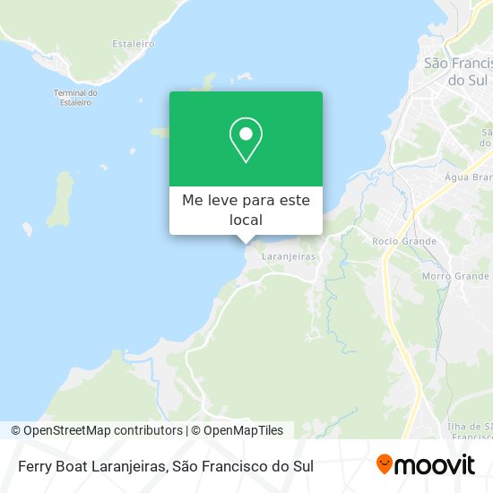 Ferry Boat Laranjeiras mapa