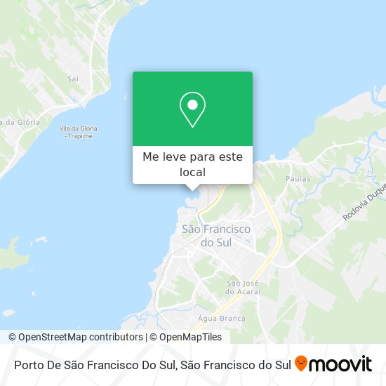 Porto De São Francisco Do Sul mapa