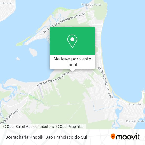 Borracharia Knopik mapa