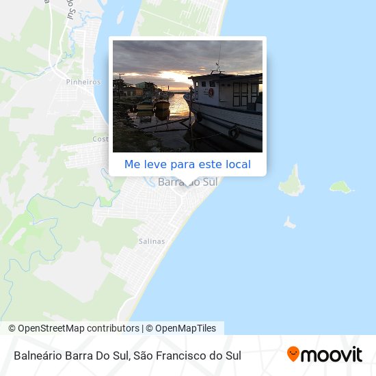 Balneário Barra Do Sul mapa