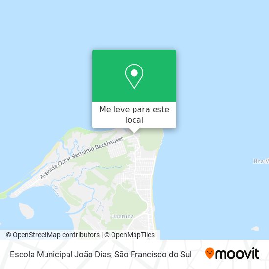 Escola Municipal João Dias mapa