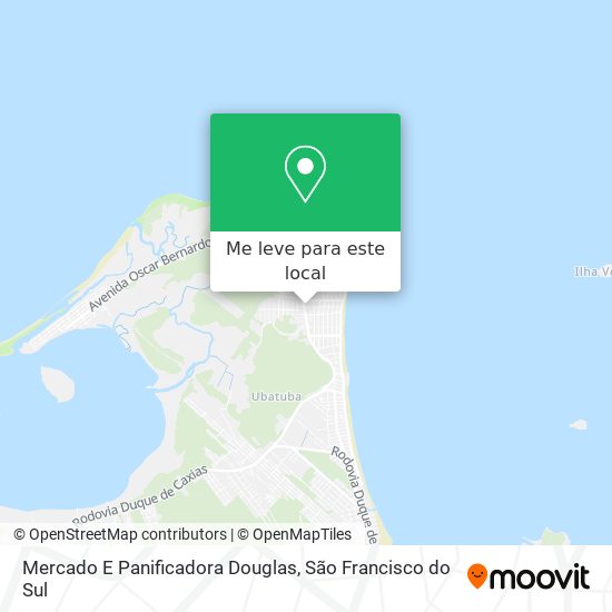 Mercado E Panificadora Douglas mapa