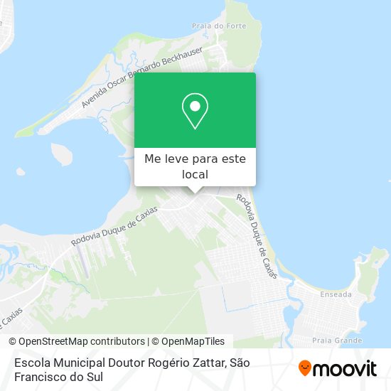 Escola Municipal Doutor Rogério Zattar mapa