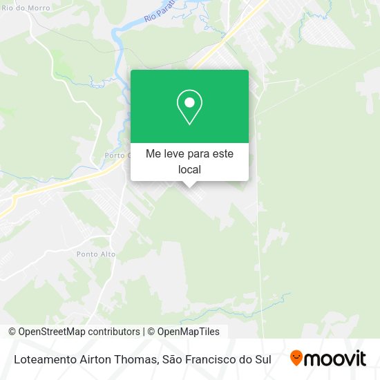 Loteamento Airton Thomas mapa