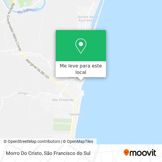 Morro Do Cristo mapa