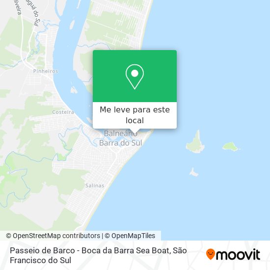 Passeio de Barco - Boca da Barra Sea Boat mapa