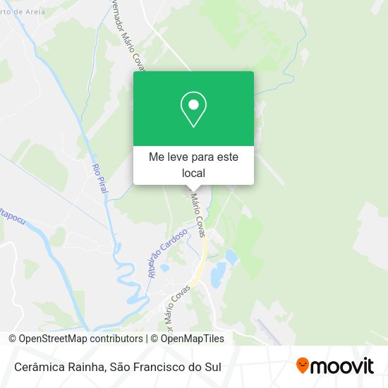 Cerâmica Rainha mapa
