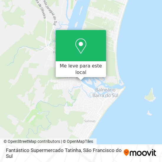 Fantástico Supermercado Tatinha mapa