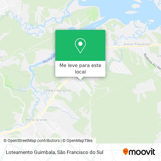 Loteamento Guimbala mapa