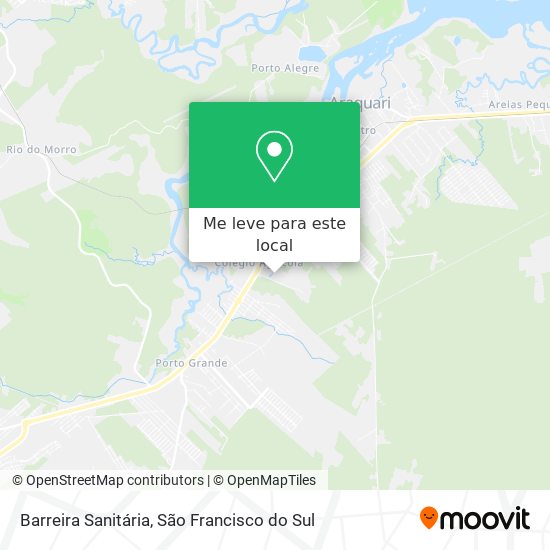 Barreira Sanitária mapa
