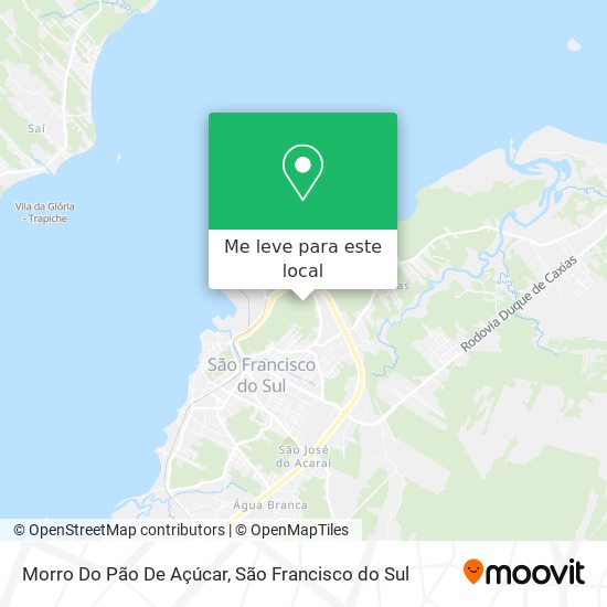 Morro Do Pão De Açúcar mapa