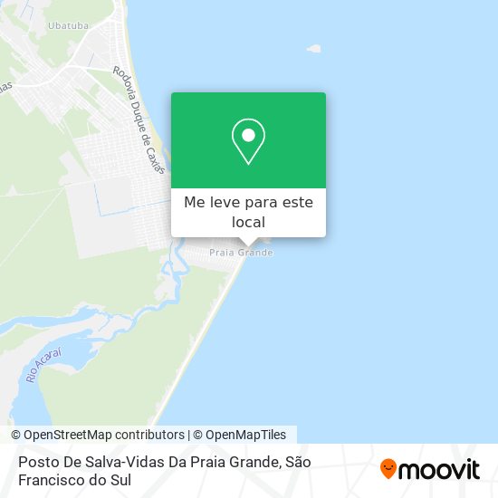 Posto De Salva-Vidas Da Praia Grande mapa