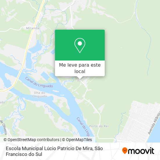 Escola Municipal Lúcio Patricio De Mira mapa