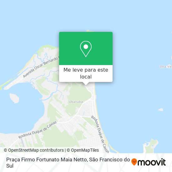 Praça Firmo Fortunato Maia Netto mapa