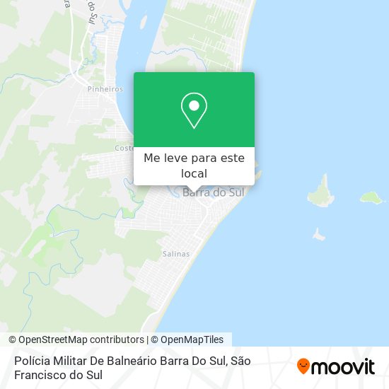Polícia Militar De Balneário Barra Do Sul mapa