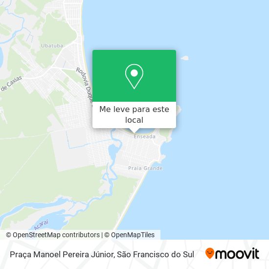 Praça Manoel Pereira Júnior mapa