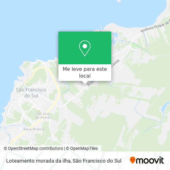 Loteamento morada da ilha mapa