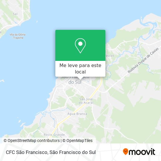 CFC São Francisco mapa