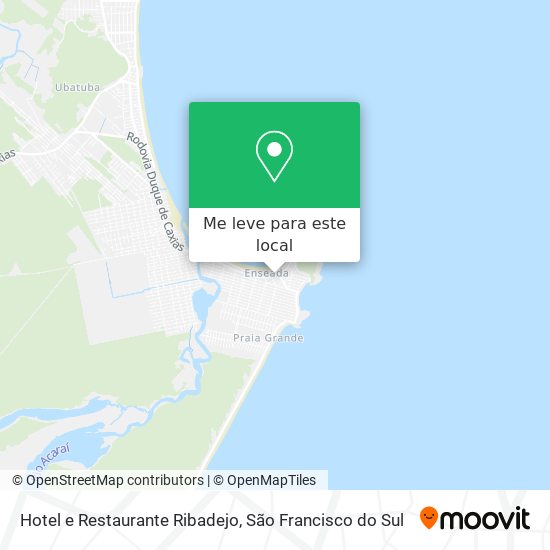 Hotel e Restaurante Ribadejo mapa