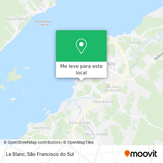 Le Blanc mapa