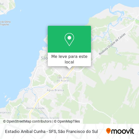 Estadio Anibal Cunha - SFS mapa