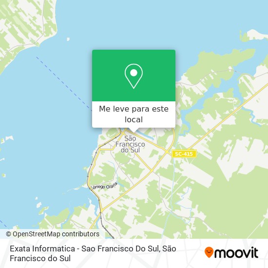 Exata Informatica - Sao Francisco Do Sul mapa