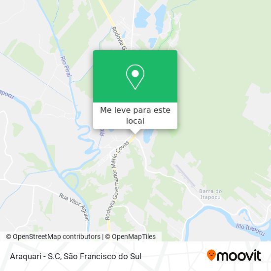 Araquari - S.C mapa