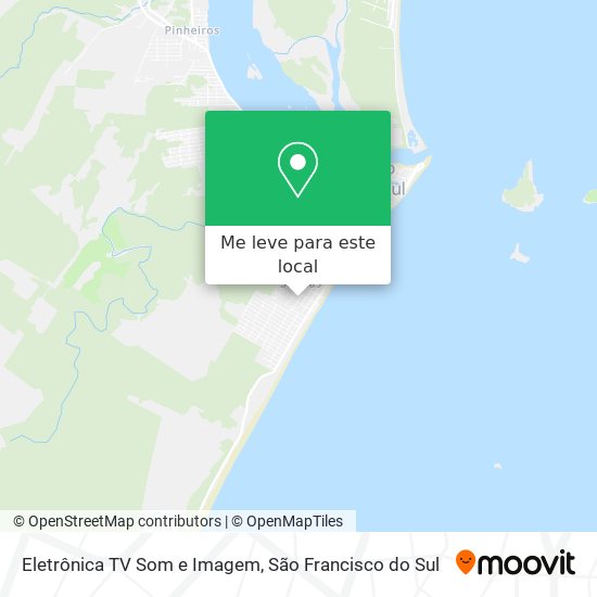Eletrônica TV Som e Imagem mapa