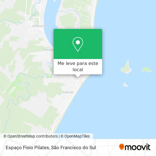 Espaço Fisio Pilates mapa