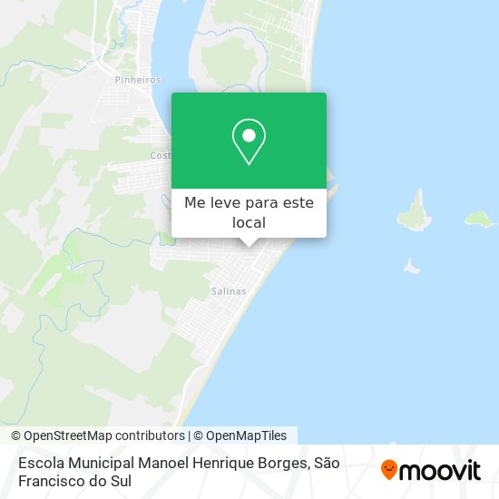 Escola Municipal Manoel Henrique Borges mapa