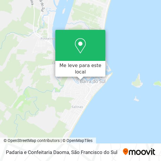 Padaria e Confeitaria Daoma mapa