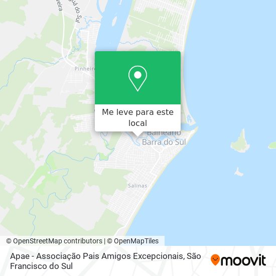 Apae - Associação Pais Amigos Excepcionais mapa