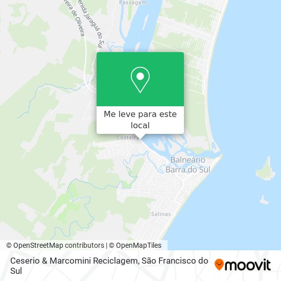 Ceserio & Marcomini Reciclagem mapa