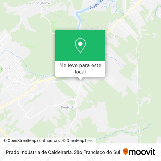 Prado Indústria de Caldeiraria mapa