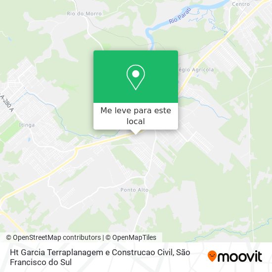 Ht Garcia Terraplanagem e Construcao Civil mapa