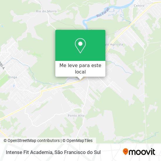 Intense Fit Academia mapa