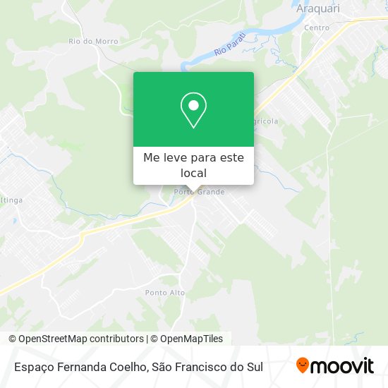 Espaço Fernanda Coelho mapa