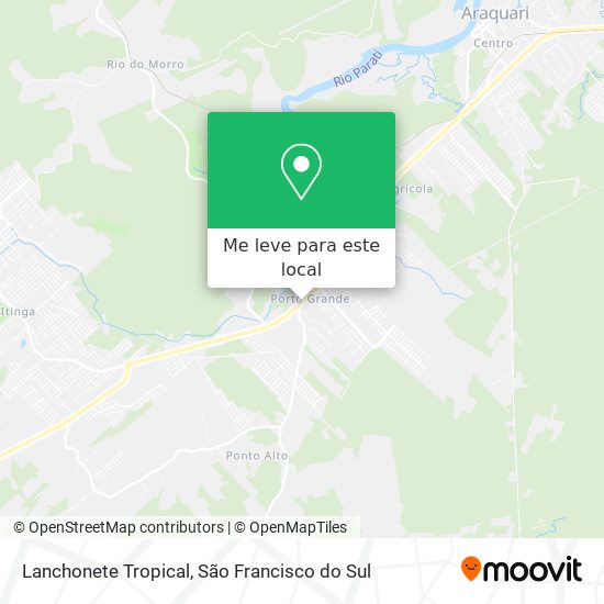 Lanchonete Tropical mapa