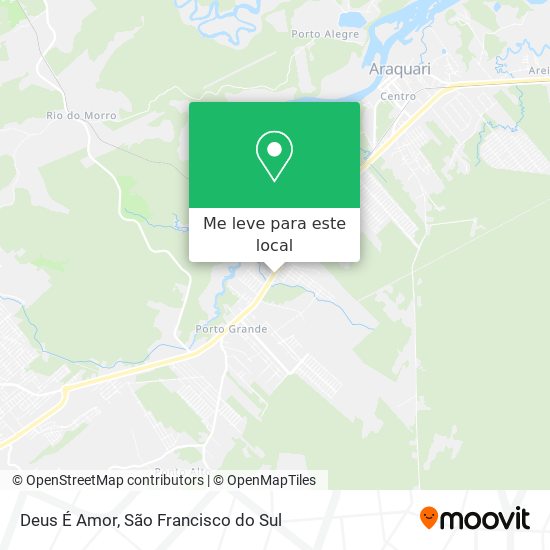 Deus É Amor mapa