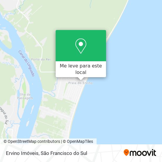 Ervino Imóveis mapa