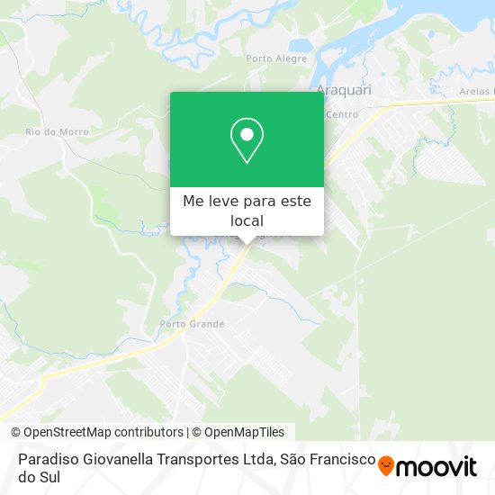 Paradiso Giovanella Transportes Ltda mapa