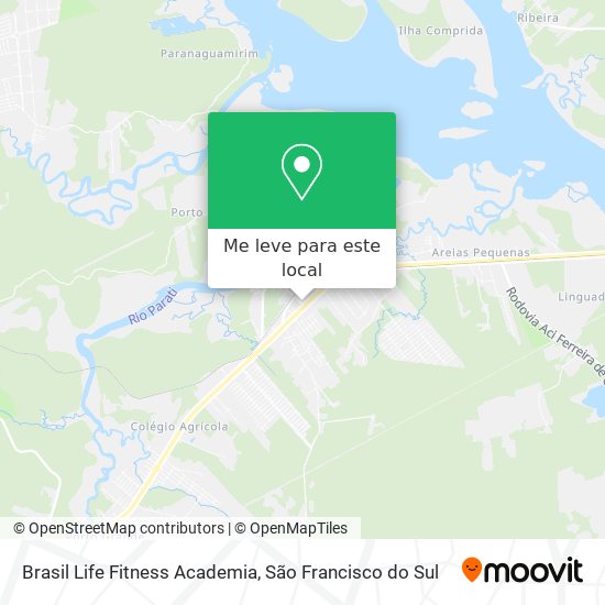 Brasil Life Fitness Academia mapa