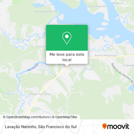 Lavação Neninho mapa