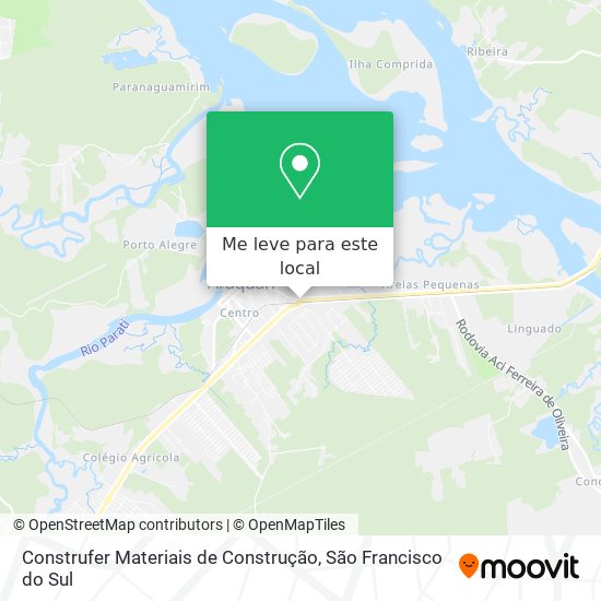 Construfer Materiais de Construção mapa