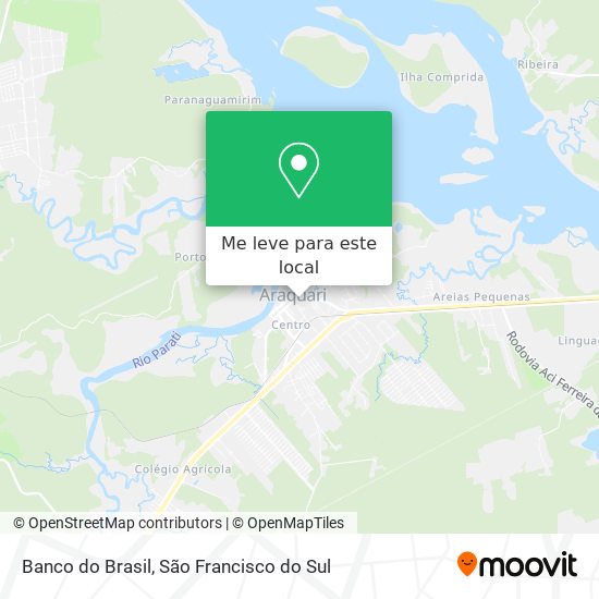 Banco do Brasil mapa