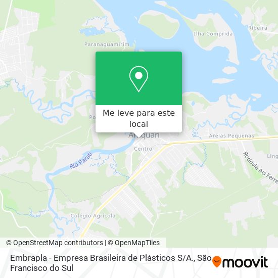 Embrapla - Empresa Brasileira de Plásticos S / A. mapa