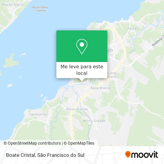 Boate Cristal mapa