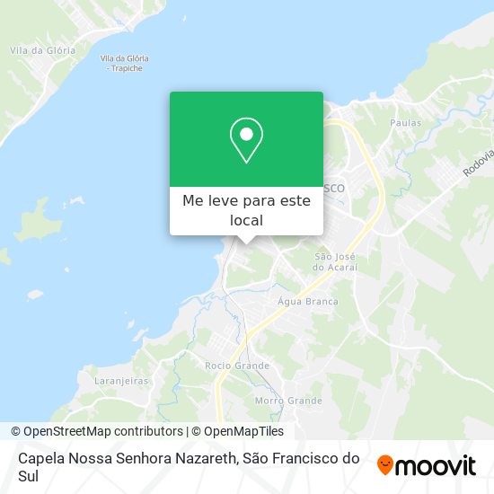 Capela Nossa Senhora Nazareth mapa